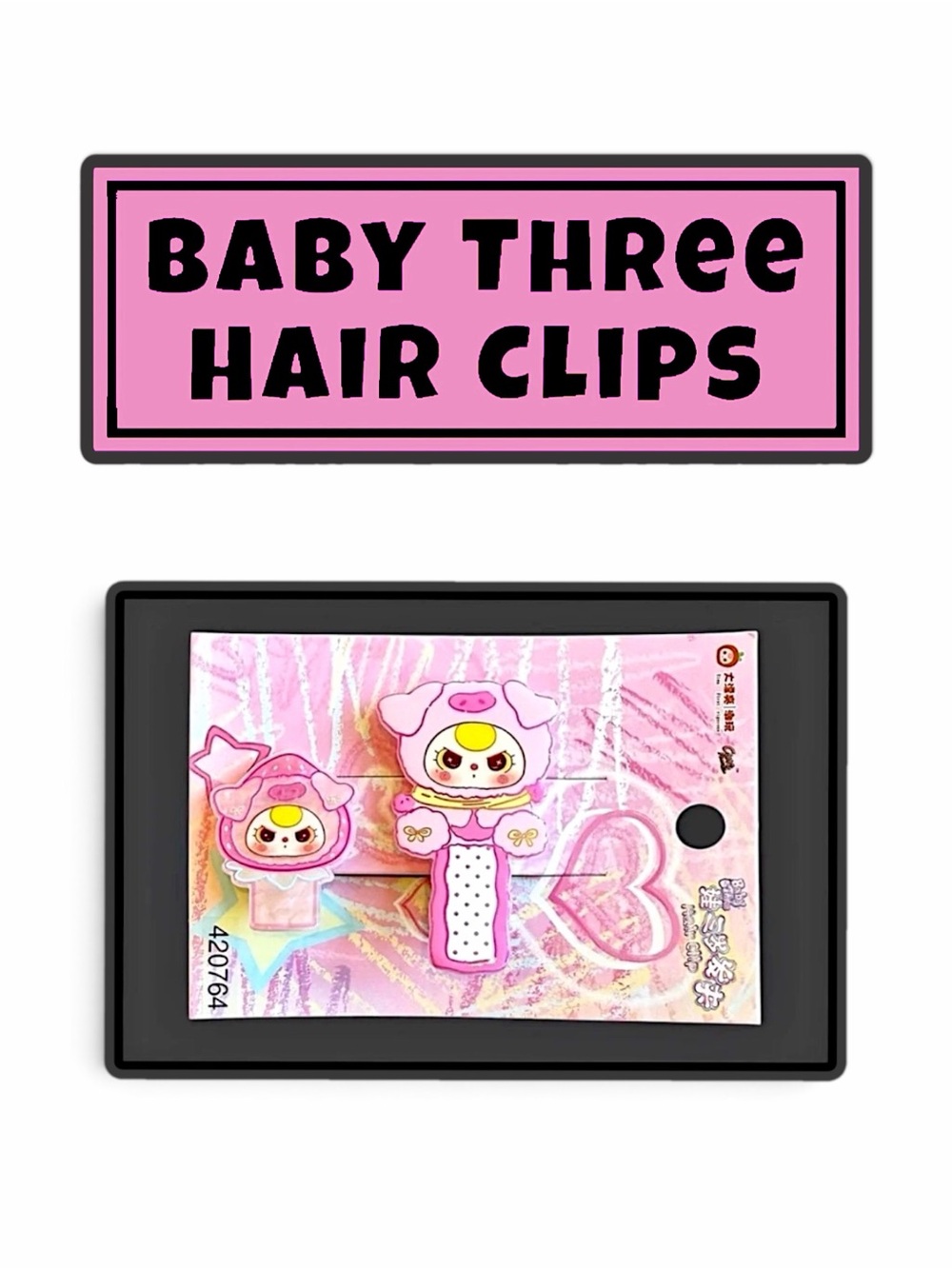 Baby Three Hair Clips